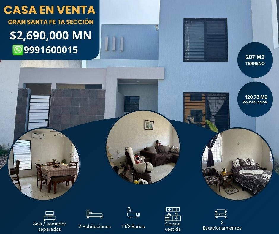 Casa en Venta Gran Santa Fe (1a Sección)